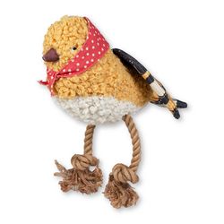 Pet Shop by Fringe Studio For Dog Multicolored Jute Ms Birdie Dog Toy 1 pk