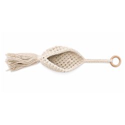 Meesh Drops Natural Macrame 26 in. H Plant Hanger 1 pk