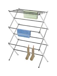Whitmor  41.8 in. H x 29.5 in. W x 14.5 in. D Metal  Clothes Drying Rack 