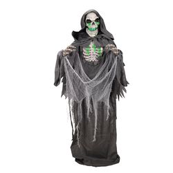 Haunted Hill Farm 5.5 ft. Standing Stretching Reaper Animatronic