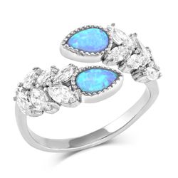 Montana Silversmiths Women's Crystal Waterfall Ring
