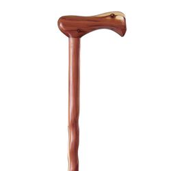 Brazos Walking Sticks 37 in. Brown Cedar Cane