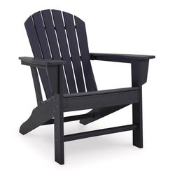 Signature Design by Ashley Sundown Treasure Black HDPE Frame Chat Chair