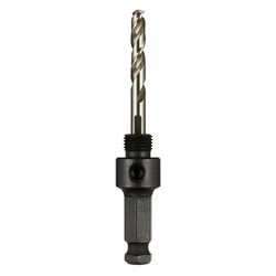 Milwaukee Hardened Steel Basic 7/16 in. D Hole Saw Arbor Arbor Included