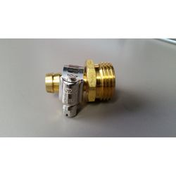 Quality Valve and Sprinkler Brass/Stainless Steel Threaded Male Hose Mender Clamp