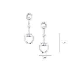 Montana Silversmiths Women's AQHA Enjoy the Ride Silver Earrings