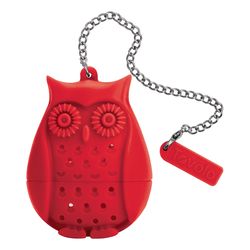 Tovolo Red Silicone/Stainless Steel Tea Infuser