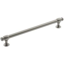 Amerock Traditional Bar Cabinet Pull 8-13/16 in. Satin Nickel Silver 1 pk