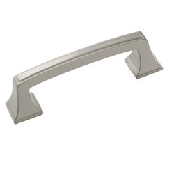 Amerock Traditional Arch Cabinet Pull 3 in. Satin Nickel Silver 1 pk