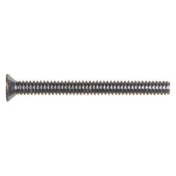 HILLMAN No. 6-32 Ga. X 1-1/2 in. L Phillips Flat Head Zinc-Plated Steel Machine Screws 100 pk