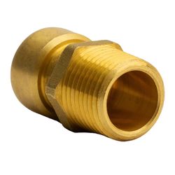 QuickFitting Push to Connect 3/8 in. PF Brass Adapter