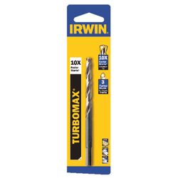 IRWIN Turbomax 9/64 in. X 2-7/8 in. L High Speed Steel Drill Bit Straight Shank 1 pc