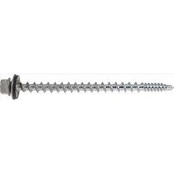 HILLMAN Power Pro No. 10 Ga. X 3 in. L Hex Drive Washer Head Coarse Roofing Screws