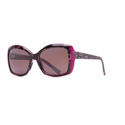 Maui Jim Orchid Sunglasses Women's Tortoise w/ Raspberry Frame Maui Rose Lens Polarized