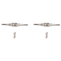 National Hardware Stainless Steel Rope Cleat 30 lb. cap. 4-1/2 in. L