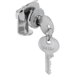 Prime-Line Brushed Nickel Steel Clockwise Mailbox Lock For Dura-Steel 2