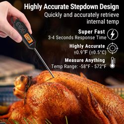 TempPro TP01HW LCD Grill/Meat Thermometer