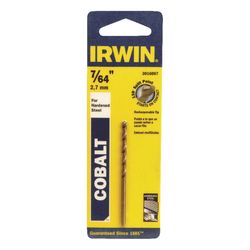 IRWIN 7/64 in. X 2-5/8 in. L Cobalt Alloy Steel Drill Bit Straight Shank 1 pc