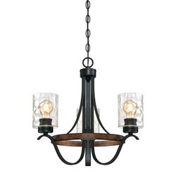 Westinghouse Barnwell Oil Rubbed Bronze Black 3 lights Chandelier