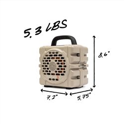 Turtlebox Cub Wireless Bluetooth Weather Resistant Portable Speaker