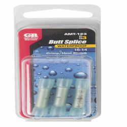 Gardner Bender Xtreme 16-14 Ga. Insulated Wire Butt Splice Blue 3 pk