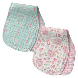 Stephen Joseph Hedgehog Muslin Burp Cloths Cotton 2 pk
