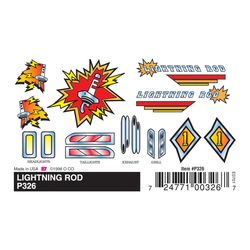 PineCar Stick On Decals Multicolored