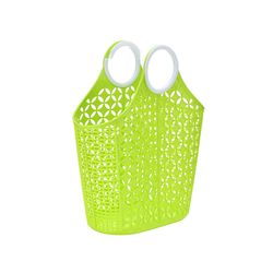 Fox Run 6 in. L X 14 in. W X 18 in. H Lime Basket with Handles