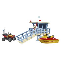 Bruder Bworld Life Guard Station Assorted