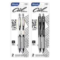 Bazic Products Black Retractable Ball Point Pen 1 pk
