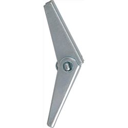 HILLMAN 1/8 in. D X 0.84 in. L Round Zinc-Plated Steel Toggle Wing 1 pk