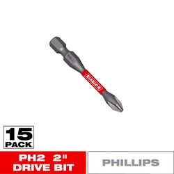 Diablo Phillips #2 X 2 in. L Driver Bit 15 pk
