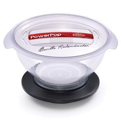 Presto Powerpop 10.5 in. W X 10 in. L PowerCup Microwave Concentrator Black/Clear