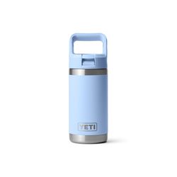 YETI Rambler Jr. 12 oz Big Sky Blue BPA Free Insulated Kids Water Bottle w/Straw