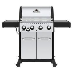 Broil King Crown S 440 4 Burner Liquid Propane Grill Silver