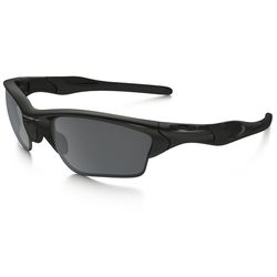 Oakley Half Jacket Sunglasses Unisex Polished Black Frame Black Iridium Lens Polarized Blue Light Bl