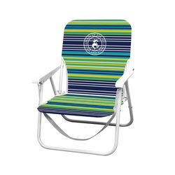 Caribbean Joe White Steel Frame Foldable Lounge Chair