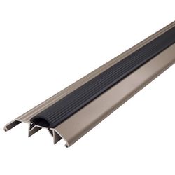 M-D Building Products 1.13 in. H X 3.75 in. W X 36 in. L Satin Nickel Aluminum Deluxe High Threshold