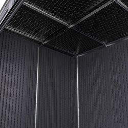 Suncast 8 ft. x 7 ft. Resin Standard Storage Shed with Floor Kit