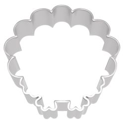 R&M International Silver Steel Cookie Cutter