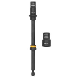 DEWALT Flextorq 7,8,10,13 mm X 6 in. L Black Oxide Double-Ended Nut Driver Set 3 pc