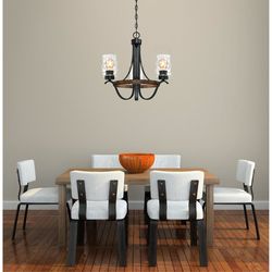 Westinghouse Barnwell Oil Rubbed Bronze Black 3 lights Chandelier