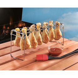 Gia's Kitchen Silver Stainless Steel Chicken Grill Rack 12 pc