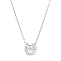 Montana Silversmiths Women's Horseshoe Silver Necklace Water Resistant