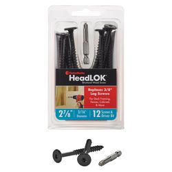 FastenMaster Headlok 2-7/8 in. L Torx Ttap T30 Coarse Structural Wood Screws 1 pk
