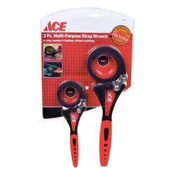 Ace Strap Wrench Set 4 and 6 in. L 2 pc