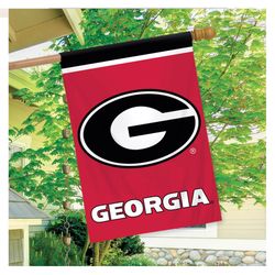 Briarwood Lane Georgia Bulldogs House Flag 28 in. W X 40 in. L