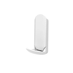 Gator Magnetics MINI White Plastic/Steel Magnetic Hooks 15 lb. cap. 1 pk