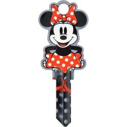 HILLMAN Disney Minnie House/Padlock Universal Key Blank Double