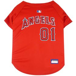 Pets First Team colors Los Angeles Angels Dog Jersey Large